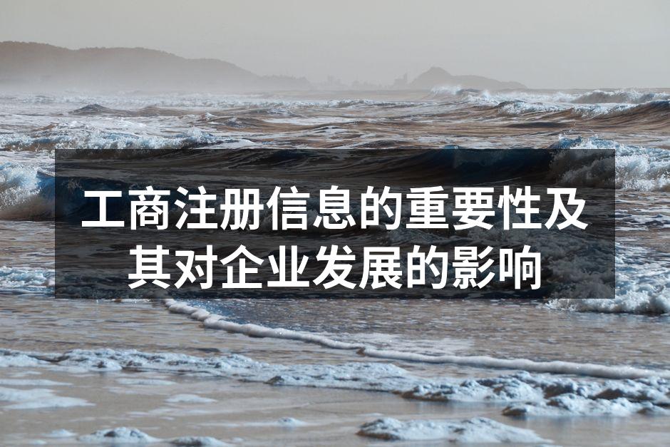 工商注册信息的重要性及其对企业发展的影响